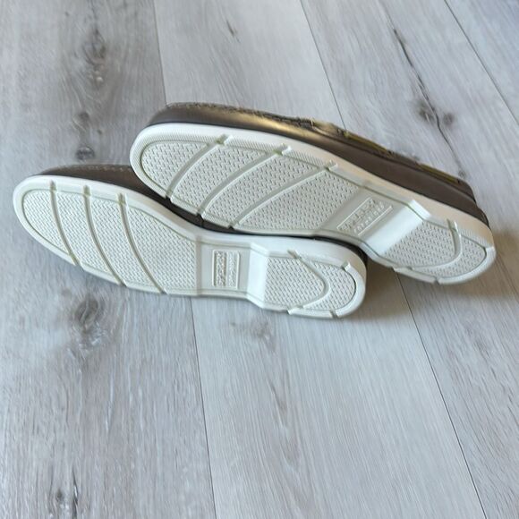 Sperry Men's Leeward Nautical Cross Lace Boat Shoe Size 8 in Grey NWT in packagi - Picture 13 of 13